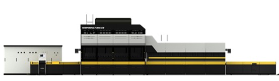 強(qiáng)制對流橫彎鋼化爐